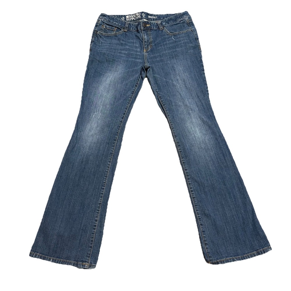 Mossimo Supply Co Bootcut Jeans Women's 13R Medium Wash Stretch Denim Y2K Style‎